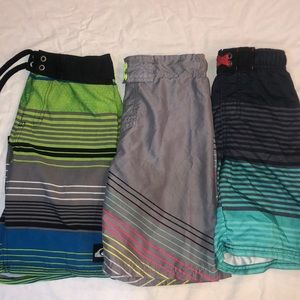 boys swim size 8 variety striped